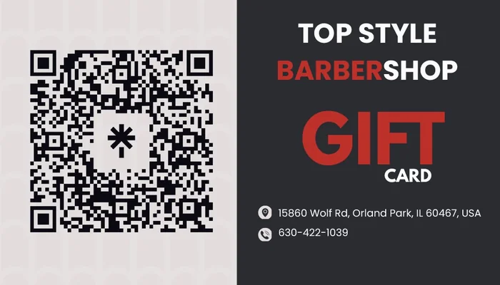 Top Style Barbershop gift card